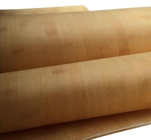Dünnes Furnier aus Bambusknoten, 2,5 x 0,4 m, 0,25 mm – vielseitige Wahl für Heimwerker, Wand- und Möbeldekoration