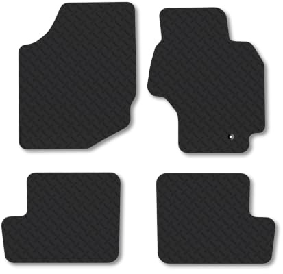 Fits Toyota RAV4 (1994-2000) 5mm Rubber Car Mats | Heavy Duty Rubber Tailored Fit Floor Mats Full Coverage Durable Waterproof Accessories Easy Clean Anti Slip Made in the UK