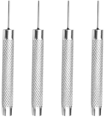 BHSTTNIXP 4 PCS Doorbell Removal Tools,0.8mm Doorbell Removal Pin Compatible with Nest, Google and Eufy,Universal Watch Repair Tools,Silver