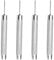 BHSTTNIXP 4 PCS Doorbell Removal Tools,0.8mm Doorbell Removal Pin Compatible with Nest, Google and Eufy,Universal Watch Repair Tools,Silver