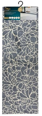 JVL Mega Mat Machine Washable Entrance Runner, 50x150cm, Floral