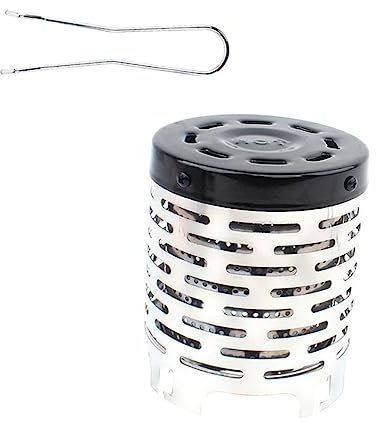 BESTonZON 1 Set Copertura Riscaldante Portatile Inossidabile per Mini Protezione Termica per attività per Picnic e Barbecue