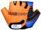 KIDDIMOTO Kinder Fahrradhandschuhe Fingerlose für Jungen und Mädchen/Fahrrad Handschuhe/Bike Kinder Handschuhe (Orange, M (4-8y))