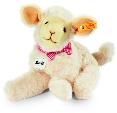 Steiff Flocky Lamm - 24 cm - Kuscheltier für Kinder - weich & waschbar - creme (103117)