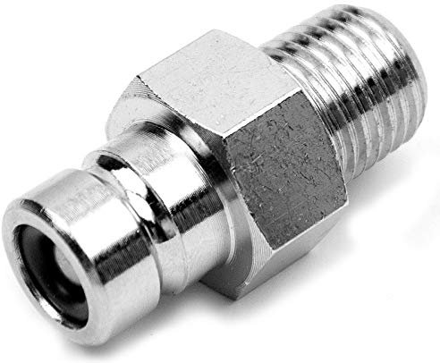wellenshop Tank-Anschluss kompatibel mit Suzuki Force Chrysler Nissan bis 75 PS Länge 32 mm Tankadapter Tankstecker Gewinde 13 mm Metall