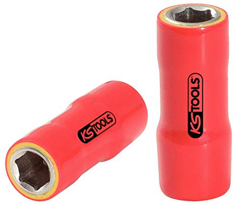 KS Tools 117.1404 1/4 Stecknuss mit Schutzisolierung, 4mm