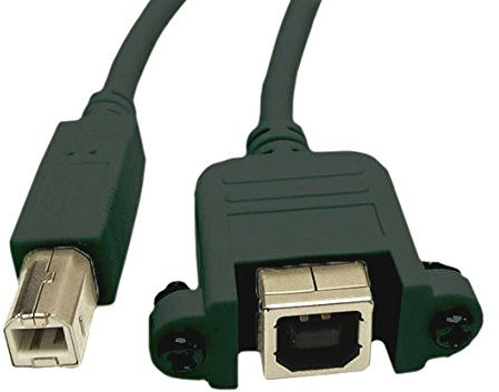 Verlängerung USB 2.0 Stecker B an Einbaubuchse B, 1,8m, Good Connections®
