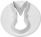 PME Ausstechform Ostern, Hasenform, 2 cm