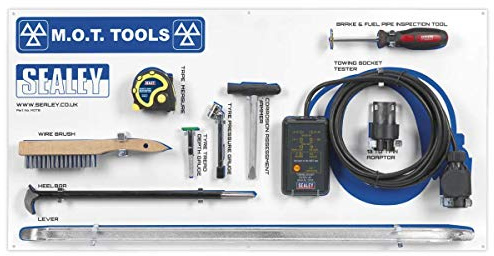 Sealey MOTBKIT MOT Tool Board with Tools