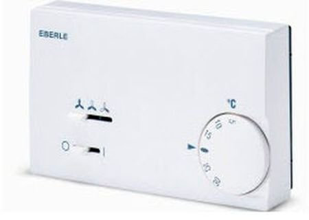 Eberle; KLR-E 7011 (Más opciones clic: aquí); Termostato para fancoil, bimetal, actúa sobre válvula de frío o calor