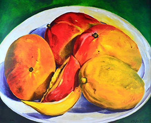 Germanposters Christian Sommer Mangos Kunstdruck, limitiert, handsigniert 98x124cm