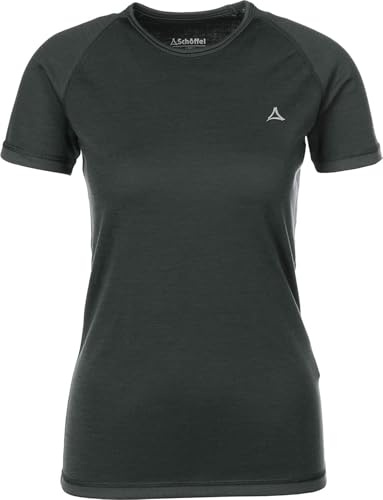 Schöffel Damen Merino Sport T-Shirt Kurzarm Unterhemd Funktionsunterhemd