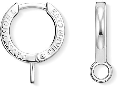 Thomas Sabo Damen Einzel Single Creole Clipverschluss Charm Club 925 Sterling Silber H2011-001-21