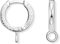 Thomas Sabo Damen Einzel Single Creole Clipverschluss Charm Club 925 Sterling Silber H2011-001-21