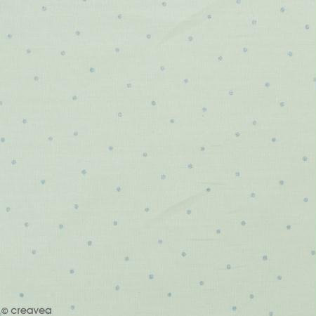 Stoff Mint, Punkte Metallic 50 x 140 cm