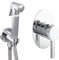 PaulGurkes Bidet Set Unterputz Armatur Spraybrause Intimdusche oval massives Messing hochwertig verchromt Bidetbrause Brauseschlauch 120cm 1,2m Mischbatterie Einhandmischer Wandanschlussbogen