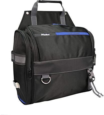 Niche Werkzeugtasche mit Schultergurt Breite Öffnung Werkzeug Aufbewahrungstasche Große Kapazität Multi-Fach Werkzeugträger TL-6206