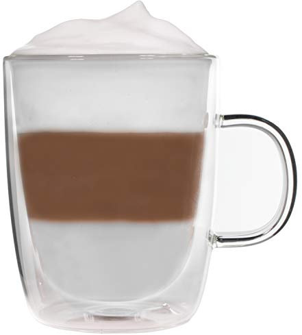 360ml doppelwandige Tasse/Thermotasse/Glastasse/Teetasse/Kaffeetasse mit Schwebeeffekt by Feelino
