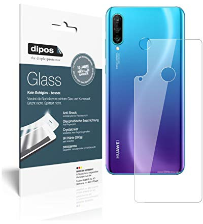 dipos 2x Displayschutzfolie 9H klar für Huawei P30 Lite Rückseite