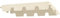 Ersatzdach für Hollywoodschaukel mit Volant - Dach Sonnendach für 2-Sitzer und 3-Sitzer, beige