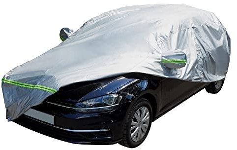 JOM 127499 Autoabdeckung Autogarage Autoplane Vollgarage Ganzgarage wasserdicht staubdicht atmungsaktiv Sonnenschutz Schneeschutz Hagelschutz