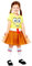 Amscan - Kinderkostüm Spongebob Schwammkopf, Kleid und Socken, Serie, Karneval, Motto-Party, 110, Gelb