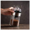 Manual Coffee Grinders, Ceramic Burr Grinder Hand Coffee Grinder with 5 Adjustable Settings Portable Stainless Steel Hand Crank Coffee Bean Grinder for Office Camping Travel Hiking Outdoors