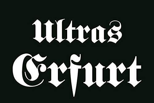 U24 Fahne Flagge Ultras Erfurt Bootsflagge Premiumqualität 20 x 30 cm