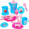 alles-meine.de GmbH 17 TLG. Set - Puppengeschirr/Teeservice - die Eiskönigin - Frozen - incl. Name - Geschirr aus Kunststoff/Plastik - Plastikgeschirr - Spiel Küche Zubeh..