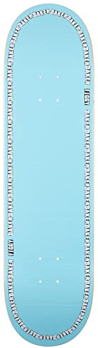 Skateboard Edge Embossed Justin Figueroa, 8.38 x 32, Blau