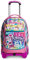 SJ Gang Trolley Scuola 2 Ruote - Colorbow Girl Bambina, Rosa - Zaino Con Carrello Sganciabile, 3 in 1, Triplo Uso, Con Spallacci Uso Zaino, Scuola & Viaggio, Bambine e ragazze