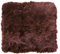 Harrys-Collection Sitzkissen 42x42 cm aus bestem Lammfell hochwollig, Farben:braun