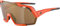 ALPINA ROCKET BOLD Q-LITE - Verspiegelte, Kontrastverstärkende & Beschlagfreie Sport- & Fahrradbrille Mit 100% UV-Schutz Für Erwachsene, pumkin-orange matt, One Size