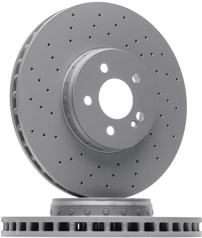 BOSCH 2x Bremsscheibe Vorne Ø342mm Höhe: 62,8mm Dicke: 32mm Lochkreis-Ø: 112mm gelocht & zweiteilige Bremsscheibe & Belüftet 0 986 479 G40