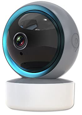 Caméra de sécurité intérieure WiFi pour Animaux de Compagnie, Moniteur bébé 1080p avec Application téléphone,Vision Nocturne, Alarme de détection de Mouvement,Compatible Alexa,Audio bidirectionnel