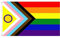 Trixes - Bandera del orgullo del progreso, bandera LGBTQIA2+, bandera del orgullo gay, bandera del arco iris, accesorios del orgullo gay, regalos LBGTQ