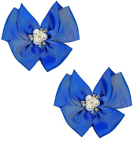 1 Paar Perlen Charms Bogen Schuh Clips Abnehmbare Bogen Schuh Schnallen Schuh Zubehör Schuh Verzierungen Hochzeit Party, One Size, Baumwolle, Kein Edelstein
