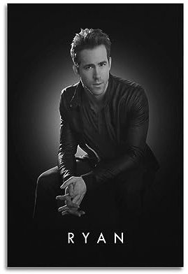 VZRSQZK Schauspieler Ryan Reynolds Poster, dekoratives Gemälde, Leinwand-Wandposter und Kunstdruck, modernes Familienschlafzimmer-Dekor-Poster, 20 x 30 cm