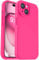 Vooii Compatible with iPhone 15 Plus Case, Upgrade Liquid Silicone [Enhanced Camera Protection] [Soft Anti-Scratch Microfiber Lining] Shockproof Phone Case for iPhone 15 Plus 6.7 inch - Hot Pink