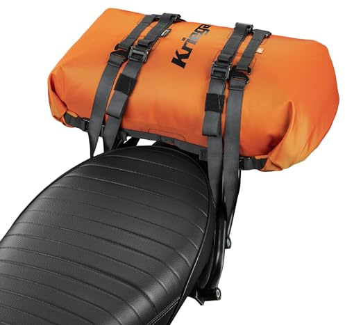 Hecktasche Kriega Rollpack 20 Motorradtasche Gepäck 20 Liter Universal Rolltop, orange