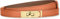 HEVIBK Ledergürtel Damen Gürtel Taillengürtel Damengürtel Leder Jeansgürtel Echtleder 33mm Breit schmaler Gürtel（Orange/Gold）