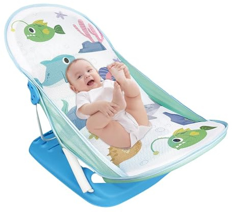 Faltbare Badewanne für Kleinkinder, faltbarer Badesitz für Badewanne | faltbares Badezimmer mit Badhalterung, faltbares Duschregal für Badewanne, Waschtisch-Theke, Badezimmer