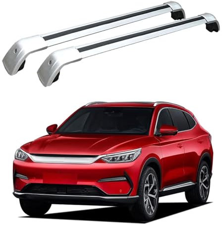 YYFYYDS Autoträger Querträger,kompatibel mit Nissan X-Trail X Trail T33 T32 T31 T30 2001-2023 2024,Dachträger Querträger,2-Silver