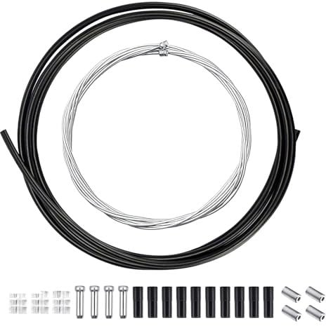 ONEBOOM Bike Brake Cables, Universal Brake Cables for Bicycles, Protective Gear Cable Kit with Housing for MTB, Shifter Bike Cable with Front Rear Accessory for Mountain or Road Bicycle Bike Repair