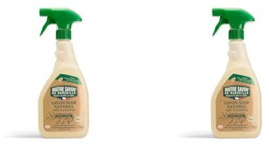 Maître Savon de Marseille, Savon Noir écologique a l'huile d'olive - 750ml - Ecocert - Fabriqué en France (Lot de 2)