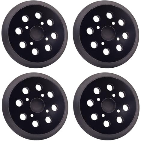 5 Replacement Sander Pads for Ryobi, 4 Pack 5 Inch 8 Hole Hook and Loop Orbital Sander Pad Compatible with Ryobi RS290, RS280/VS,Craftsman 315,Ridgid R2600,Milwaukee 6034-21 Random Orbit Sanders