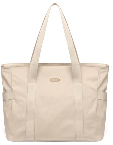 GOLF SUPAGS Tragetasche für Damen 14 Zoll Multifunktionale Umhängetasche Handtasche Damen Arbeitstasche Leichte Tote Bag für Business, Schule, Reisen (Aprikose)