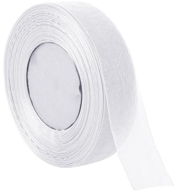 1 Rollen 45M geschenkband weiss,Doppelseitiges Durchsichtiges Chiffonband,Organza Bänder Weiß,Schleifenband Hochzeit Dekorationen,Schleifenband Organzabänder für Weihnachten,Geschenk,Handwerk