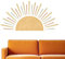 Wandtattoo Sonne Selbstklebend Wandaufkleber Sonne Wandsticker Sonne Boho Wandsticker für Wanddeko Babyzimmer Schlafzimmer, Klassenzimmer 108 x 55 cm