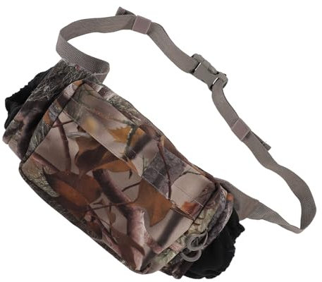Camping Hand Warmer Pouch Warming Muff Fanny Pack, Flannel Warm Gloves Waist Bag for Outdoor Activities, Fishing with Hand Warmer Pouch